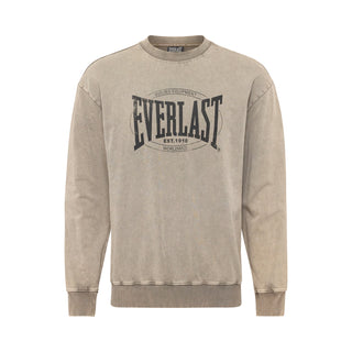 Everlast® EVERLAST WASHED LOGO CREW SWEAT Sweatshirt Sand