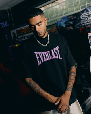 Everlast® The ‘Neon Sign Tee’ T-shirt Black