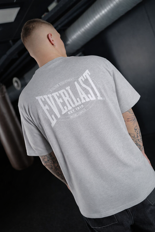 Everlast® EVERLAST BACK LOGO SS TEE T-shirt 413 Light Grey melange