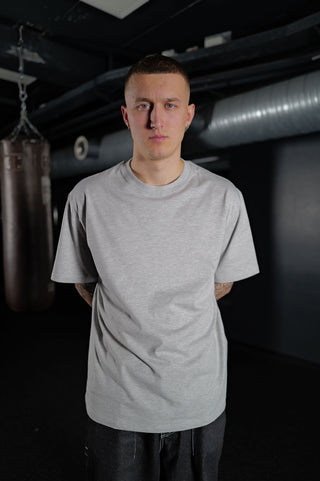 Everlast® EVERLAST BACK LOGO SS TEE T-shirt 413 Light Grey melange