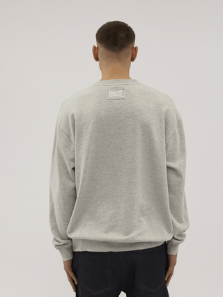 Everlast® EVERLAST LOGO CREW SWEAT Sweatshirt 413 Light Grey melange