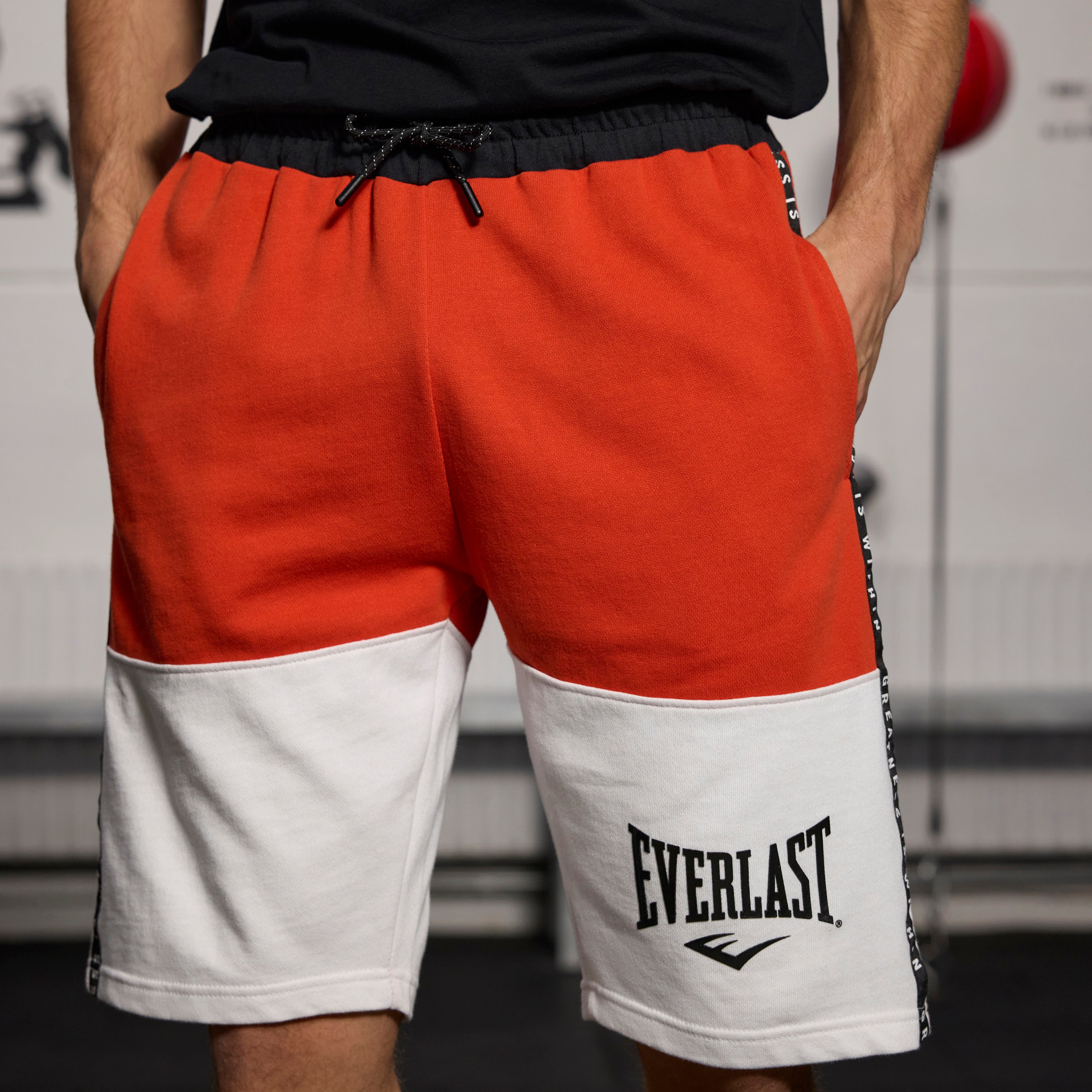 Everlast while Contrast Final Cut Sweat Shorts