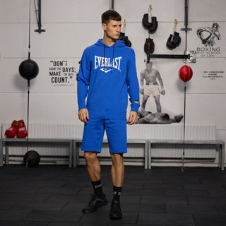 Everlast® EVERLAST Mens Iconic Maximized Logo Sweat Hoodie Sweatshirt Blue