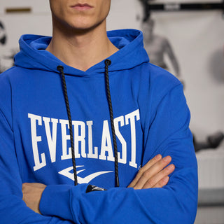 Everlast® EVERLAST Mens Iconic Maximized Logo Sweat Hoodie Sweatshirt Blue