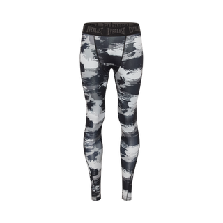 Everlast® Sport EVERLAST Mens MMA AOP Combat Stretch Tights Long EVERDRI ™ Pants Black