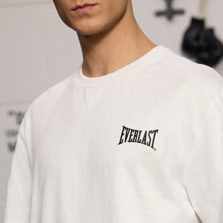 Everlast® EVERLAST Mens SS Oversized Iconic Logo Tee T-shirt White