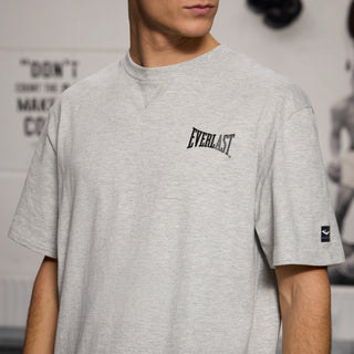 Everlast® EVERLAST Mens SS Oversized Iconic Logo Tee T-shirt Grey
