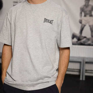 Everlast® EVERLAST Mens SS Oversized Iconic Logo Tee T-shirt Grey