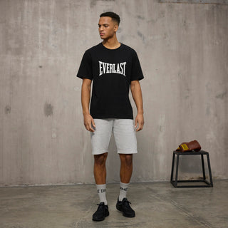 Everlast® EVERLAST Mens SS Oversized Iconic Maximized Logo Tee T-shirt Black