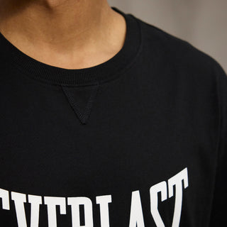 Everlast® EVERLAST Mens SS Oversized Iconic Maximized Logo Tee T-shirt Black