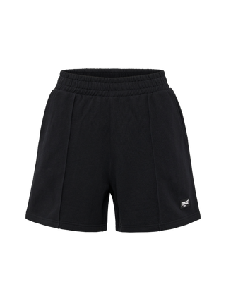 Everlast® Sport EVERLAST Womens Wide Pintuck Sweat Shorts Shorts Black