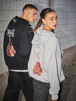 Everlast® FIGHT NIGHT ZIP HOODIE Hoodie 019 Black