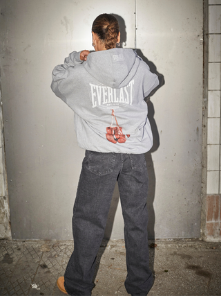 Everlast® FIGHT NIGHT ZIP HOODIE Hoodie 413 Light Grey melange