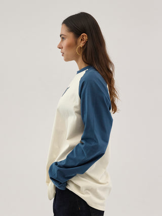 Everlast® Heavy Raglan Tee LS T-shirt White/Blue