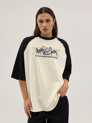Everlast® Bronx Raglan Tee T-shirt White/Black