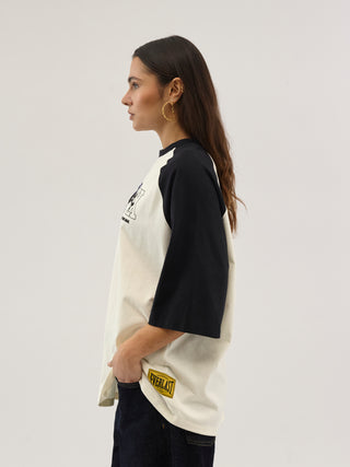 Everlast® Bronx Raglan Tee T-shirt White/Black