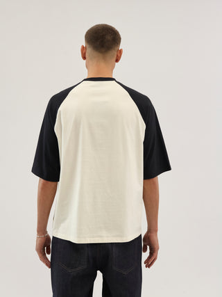 Everlast® Bronx Raglan Tee T-shirt White/Black