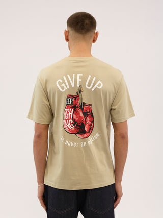 Everlast® NEVER GIVE UP TEE T-shirt Lys Grå