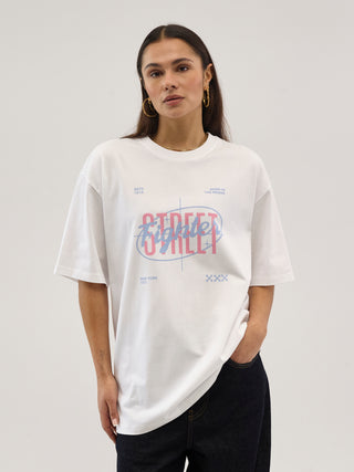 Everlast® Street Fighter Tee T-shirt Hvid