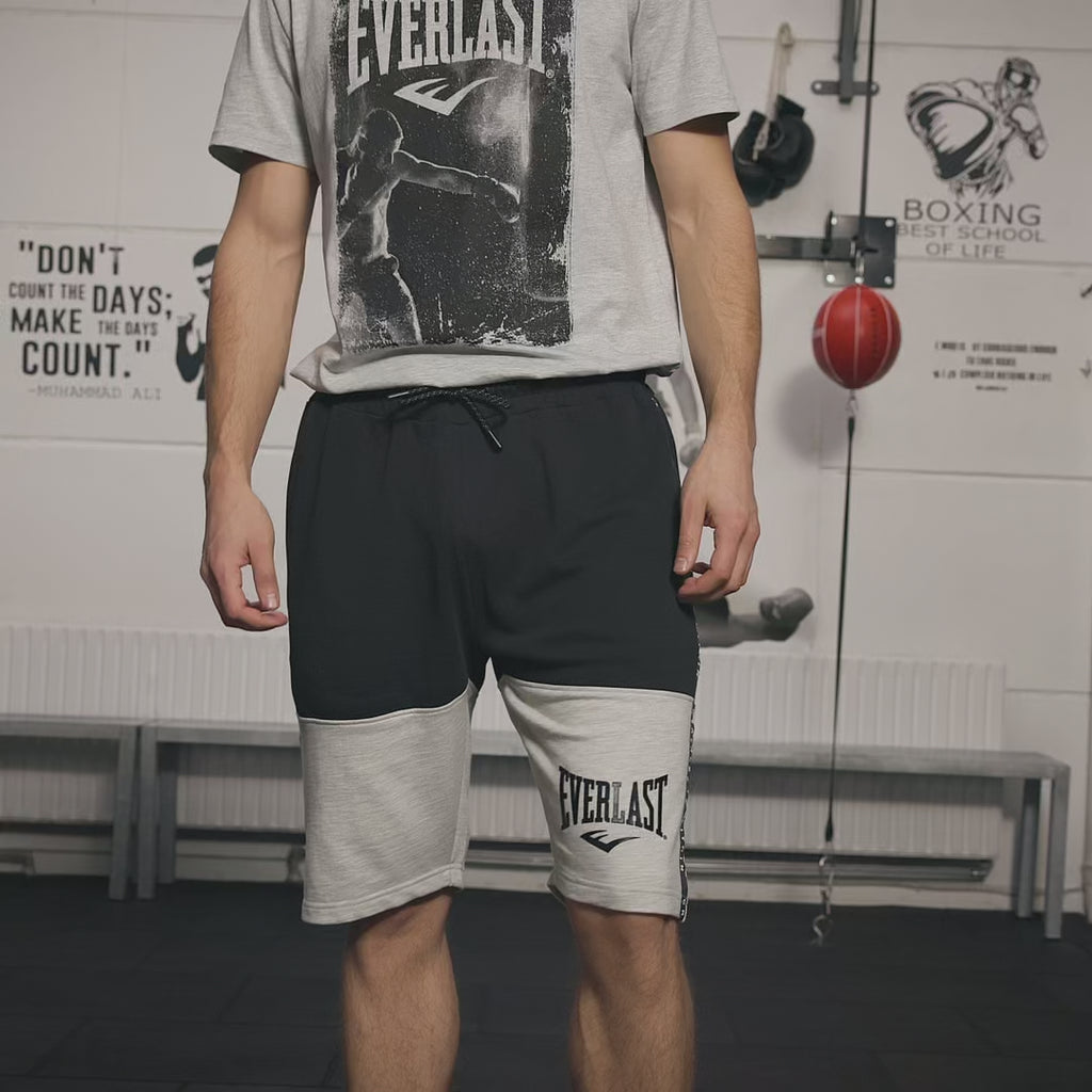 Everlast® EVERLAST Mens Contrast Final Cut Sweat Shorts Shorts Black