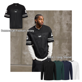 Sammensæt Football Jersey med Long Sleeve
